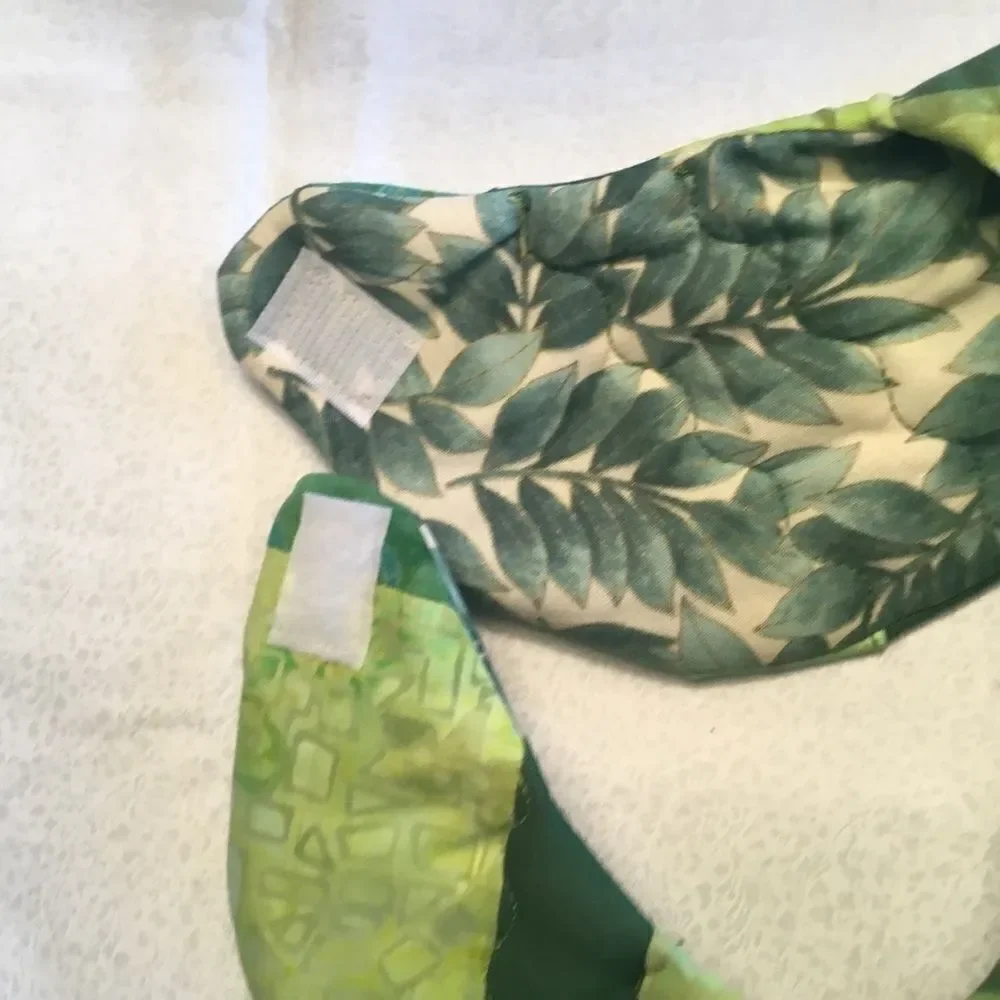 3/$25 or $12 ea. NWT Handmade Reversible Quilted Baby Bib. 3/$25.